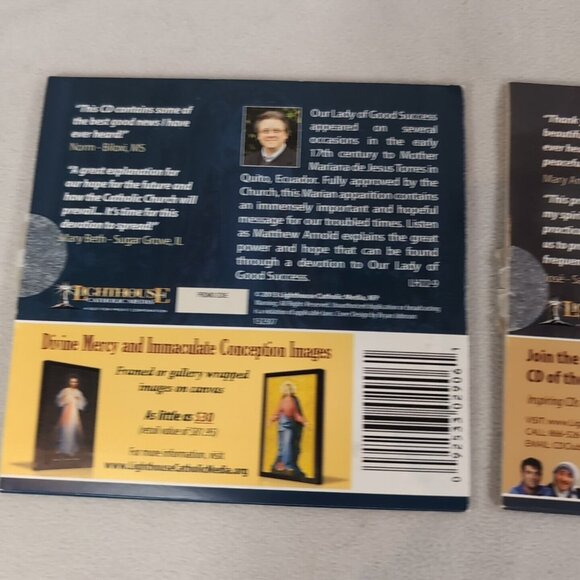 Matthew Arnold 2 Set Lighthouse Catholic CD Holy Rosary Our Lady of Good Success - Picture 4 of 8